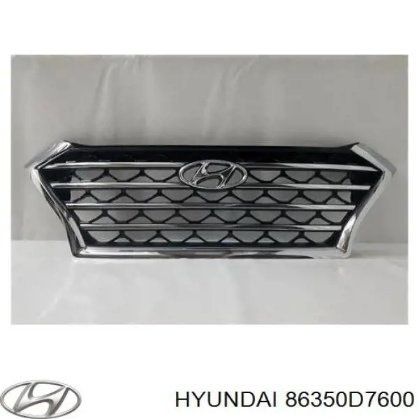 Grelha do radiador Hyundai/Kia 86350D7600 preço, a partir de 352,59 USD