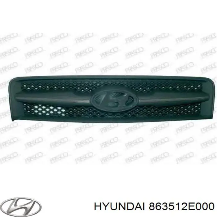 Grelha do radiador Hyundai/Kia 863512E000 preço, a partir de 90,24 USD