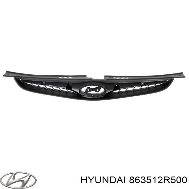 863512R500 Hyundai/Kia Grelha do radiador