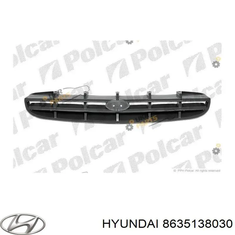 Grelha do radiador para Hyundai Sonata IV EF