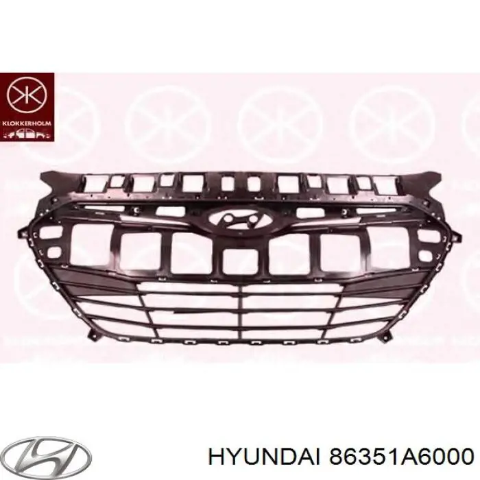 86351A6000 Hyundai/Kia Grelha do radiador
