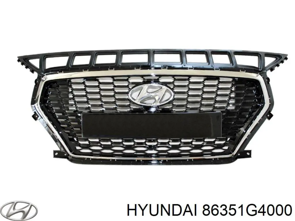 Grelha do radiador Hyundai I30  PD