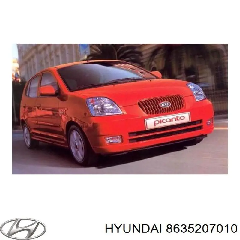 8635207010 Hyundai/Kia Grelha do radiador
