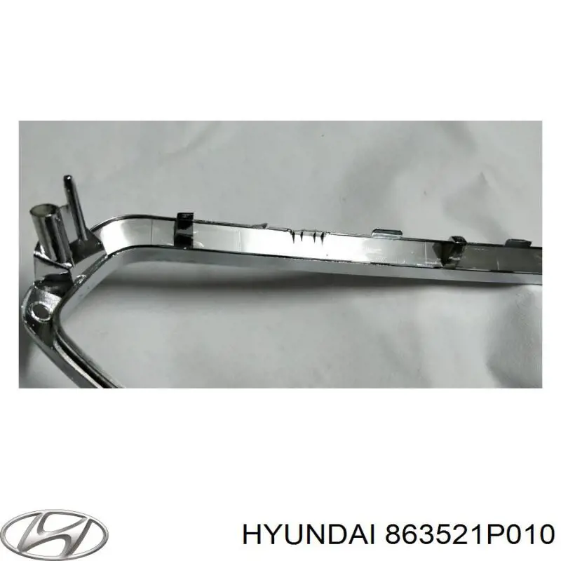 Compre 863521P010 Hyundai/Kia Placa sobreposta (carcaça) de grelha do radiador