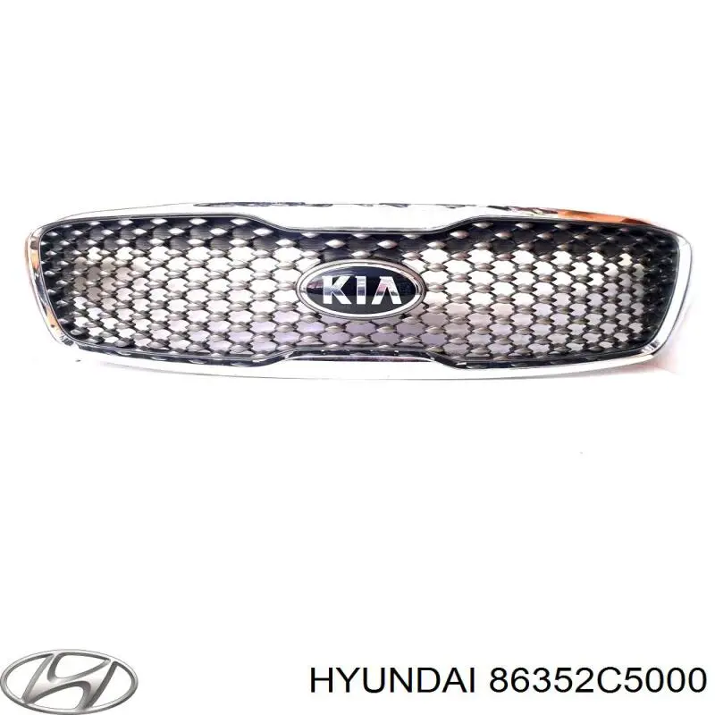 86352C5000 Hyundai/Kia Grelha do radiador