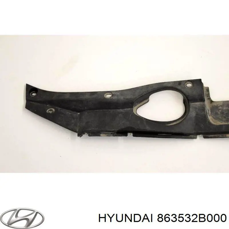 863532B000 Hyundai/Kia Placa sobreposta superior do painel dianteiro (de suporte do radiador)