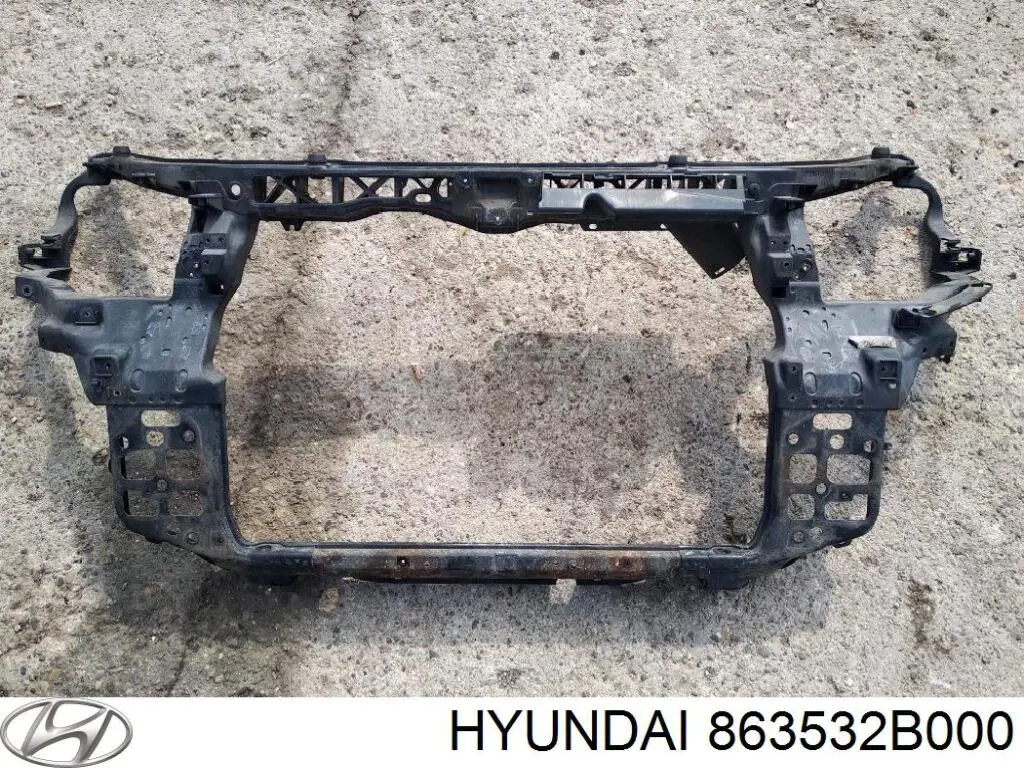 Placa sobreposta superior do painel dianteiro (de suporte do radiador) Hyundai/Kia 863532B000 preço, a partir de 51,08 USD