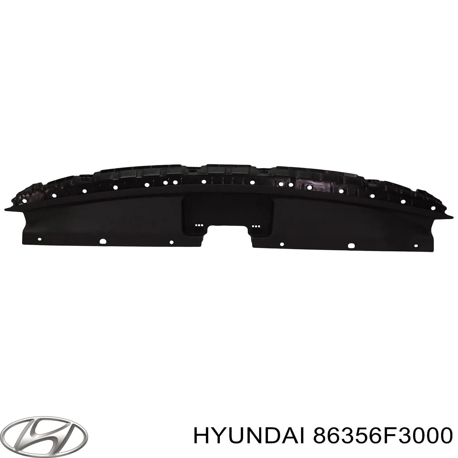 86356F3000 Hyundai/Kia Placa sobreposta superior do painel dianteiro (de suporte do radiador)
