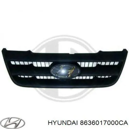 Grelha do radiador para Hyundai Matrix  FC