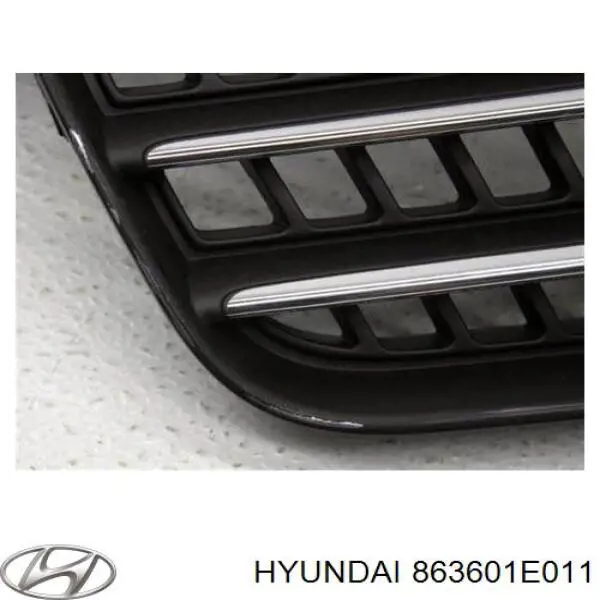 863601E011 Hyundai/Kia Grelha do radiador