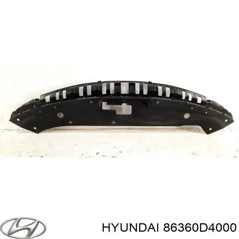 86360D4000 Hyundai/Kia Placa sobreposta superior de difusor do radiador