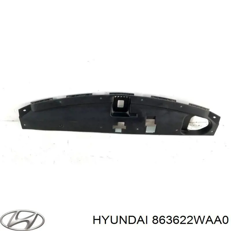863622WAA0 Hyundai/Kia Placa sobreposta superior do painel dianteiro (de suporte do radiador)