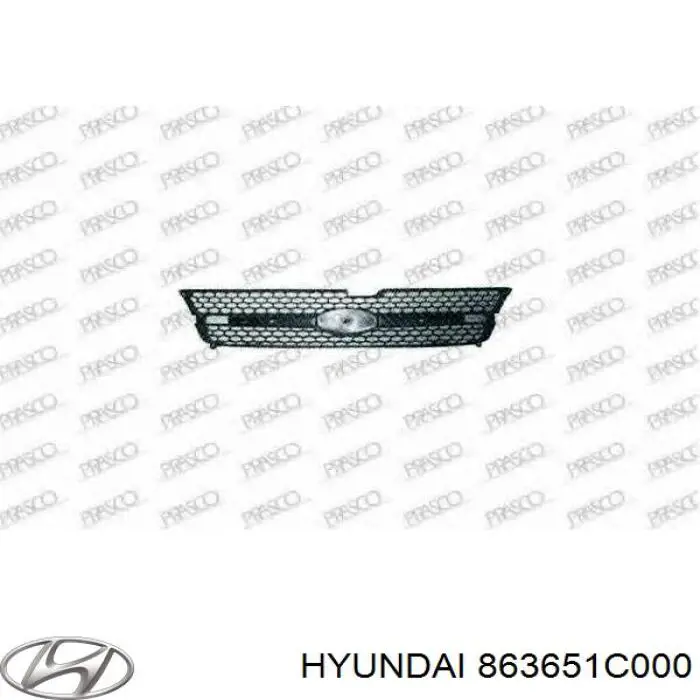 Grelha do radiador Hyundai/Kia 863651C000 preço, a partir de 56,21 USD