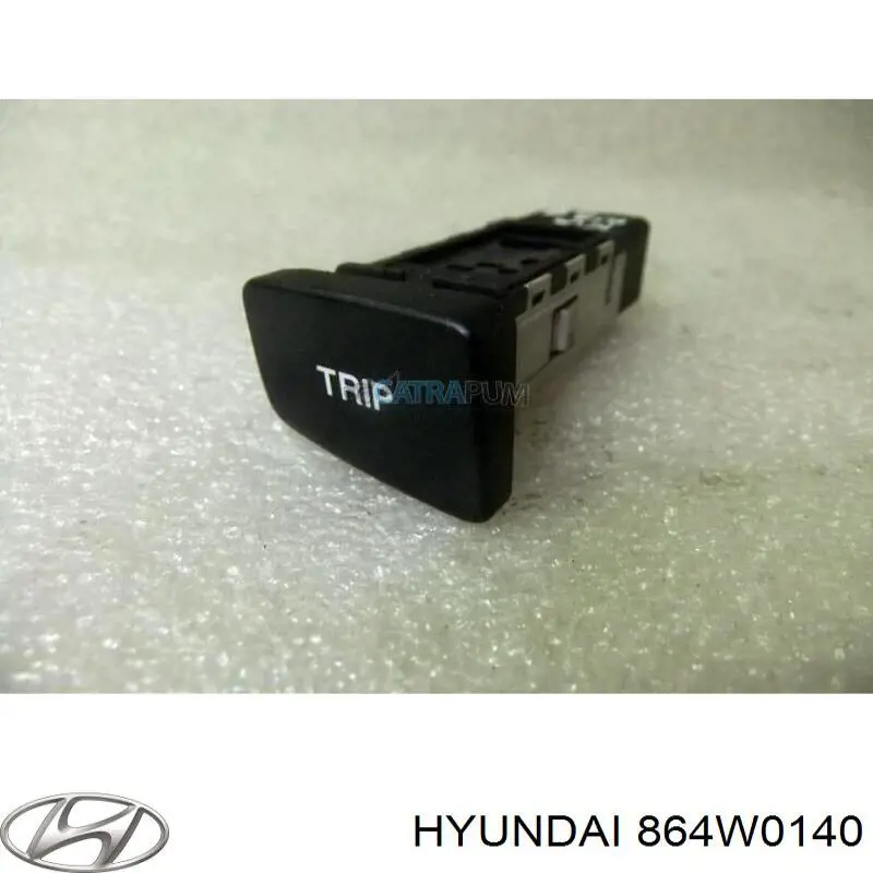 Botão de ativação do sinal de emergência 864W0140 Hyundai/Kia