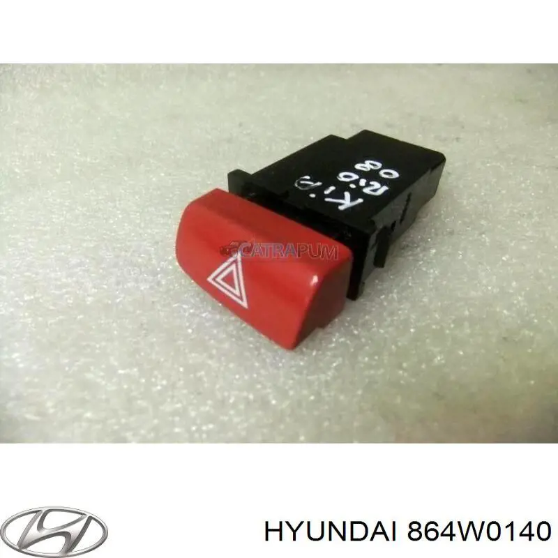 Botão de ativação do sinal de emergência 864W0140 Hyundai/Kia