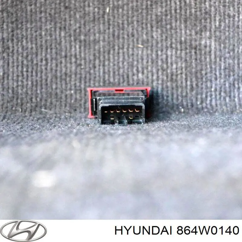 Botão de ativação do sinal de emergência 864W0140 Hyundai/Kia