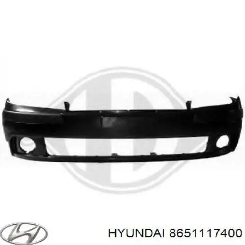 Pára-choque dianteiro Hyundai Matrix  FC