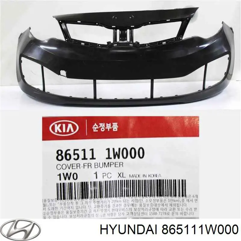 Pára-choque dianteiro 865111W000 Hyundai/Kia