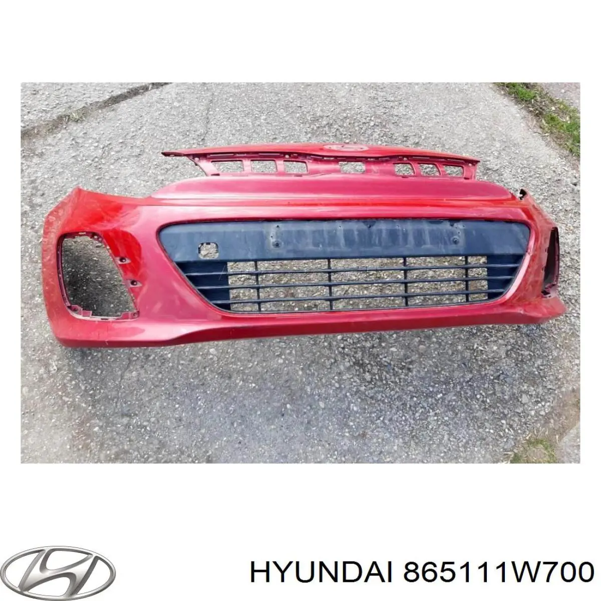865111W700 Hyundai/Kia Pára-choque dianteiro