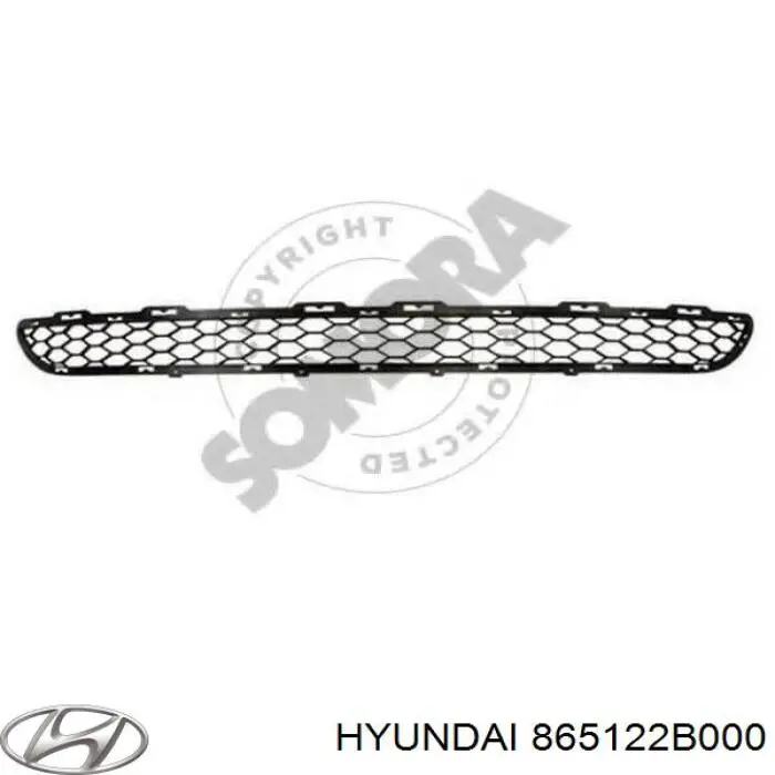 Grelha do radiador Hyundai/Kia 865122B000 preço, a partir de 17,10 USD