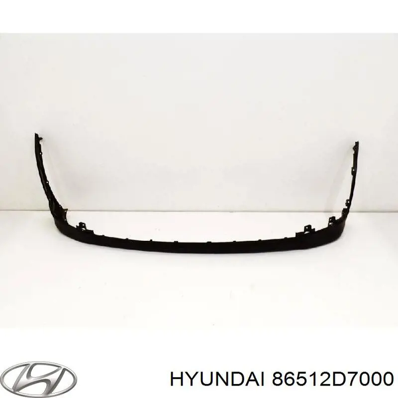 86512D7000 Hyundai/Kia Spoiler do pára-choque traseiro