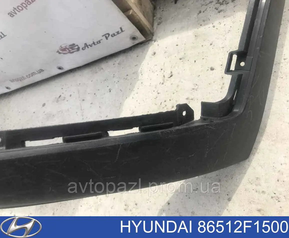 86512F1500 Hyundai/Kia Spoiler do pára-choque dianteiro