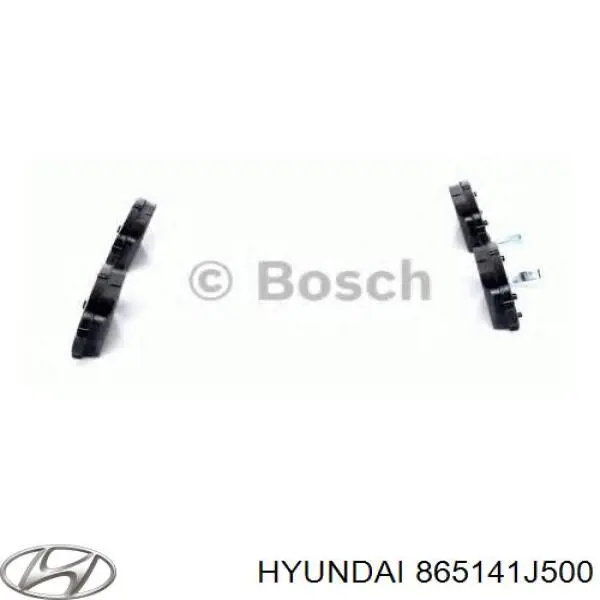 865141J500 Hyundai/Kia Consola do pára-choque dianteiro direito