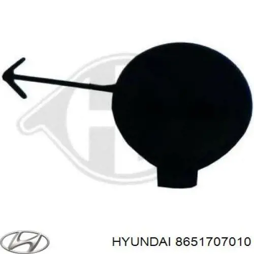 Consola do pára-choque dianteiro direito Hyundai/Kia 8651707010 preço, a partir de  