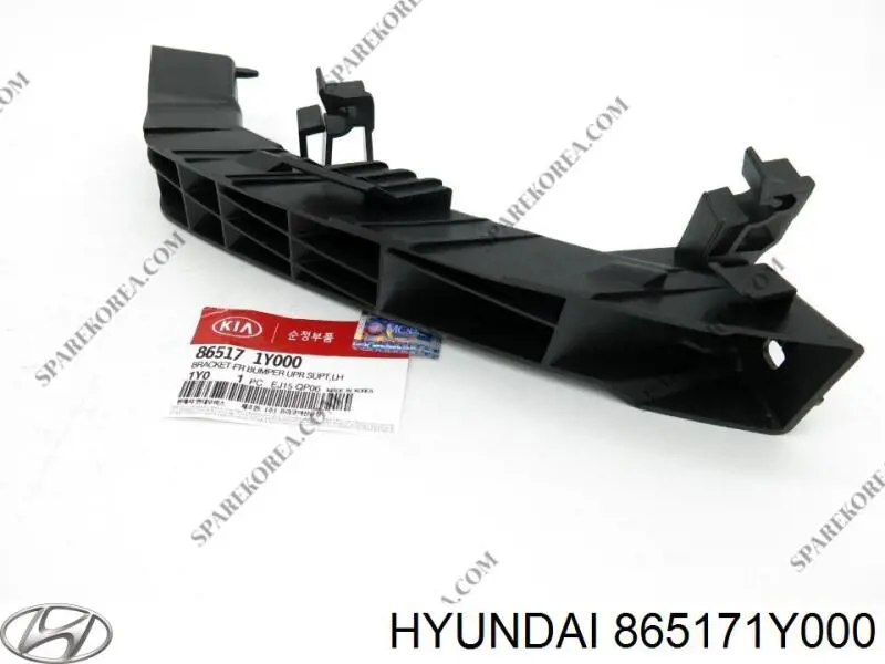865171Y000 Hyundai/Kia Consola do pára-choque dianteiro esquerdo