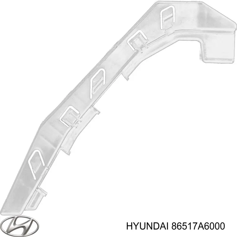 86517A6000 Hyundai/Kia Consola externa esquerda do pára-choque dianteiro