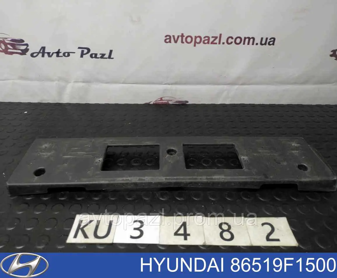 86519F1500 Hyundai/Kia Painel de fixação de matrícula dianteira