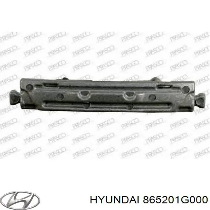 865201G000 Hyundai/Kia Absorvedor (enchido) do pára-choque dianteiro