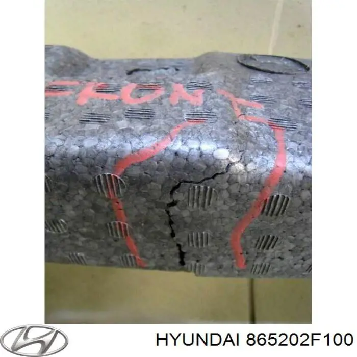 865202F100 Hyundai/Kia Absorvedor (enchido) do pára-choque dianteiro