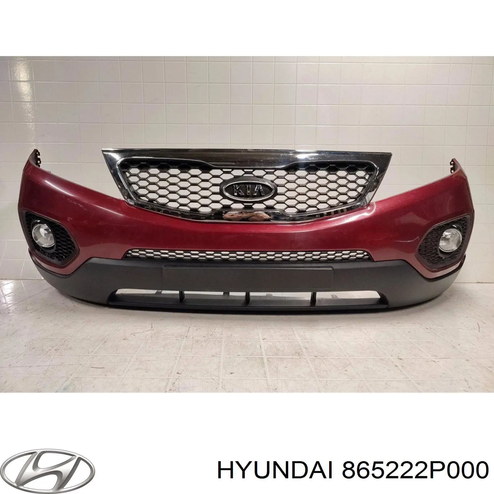 865222P000 Hyundai/Kia Grelha do pára-choque dianteiro