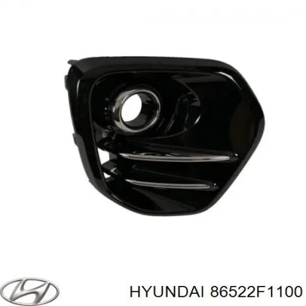 Tampão (grelha) das luzes de nevoeiro do pára-choque dianteiro direito Hyundai/Kia 86522D9100 preço, a partir de 48,38 USD