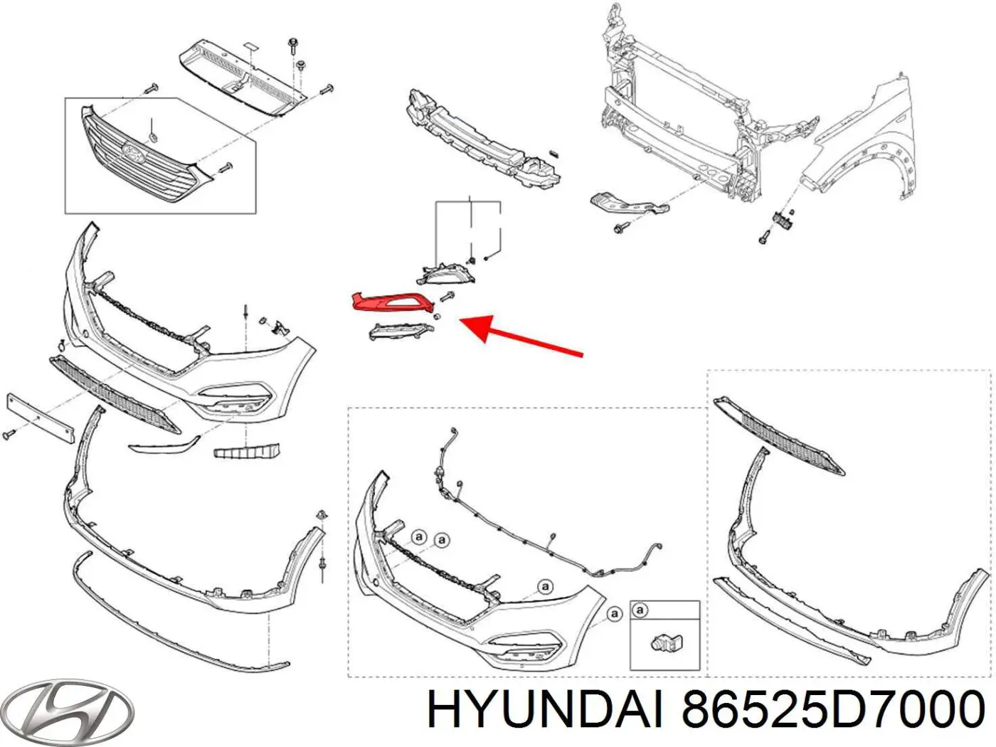  Hyundai/Kia 86525D7000 preço, a partir de 28,45 USD