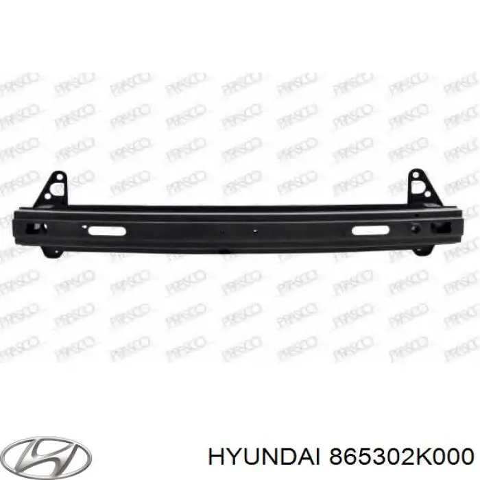 865302K000 Hyundai/Kia Reforçador do pára-choque dianteiro
