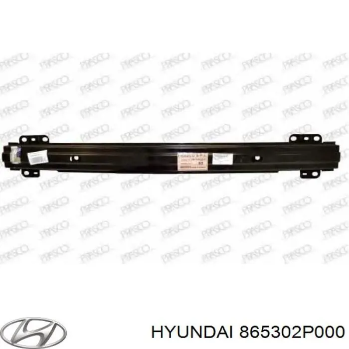 865302P000 Hyundai/Kia Reforçador do pára-choque dianteiro