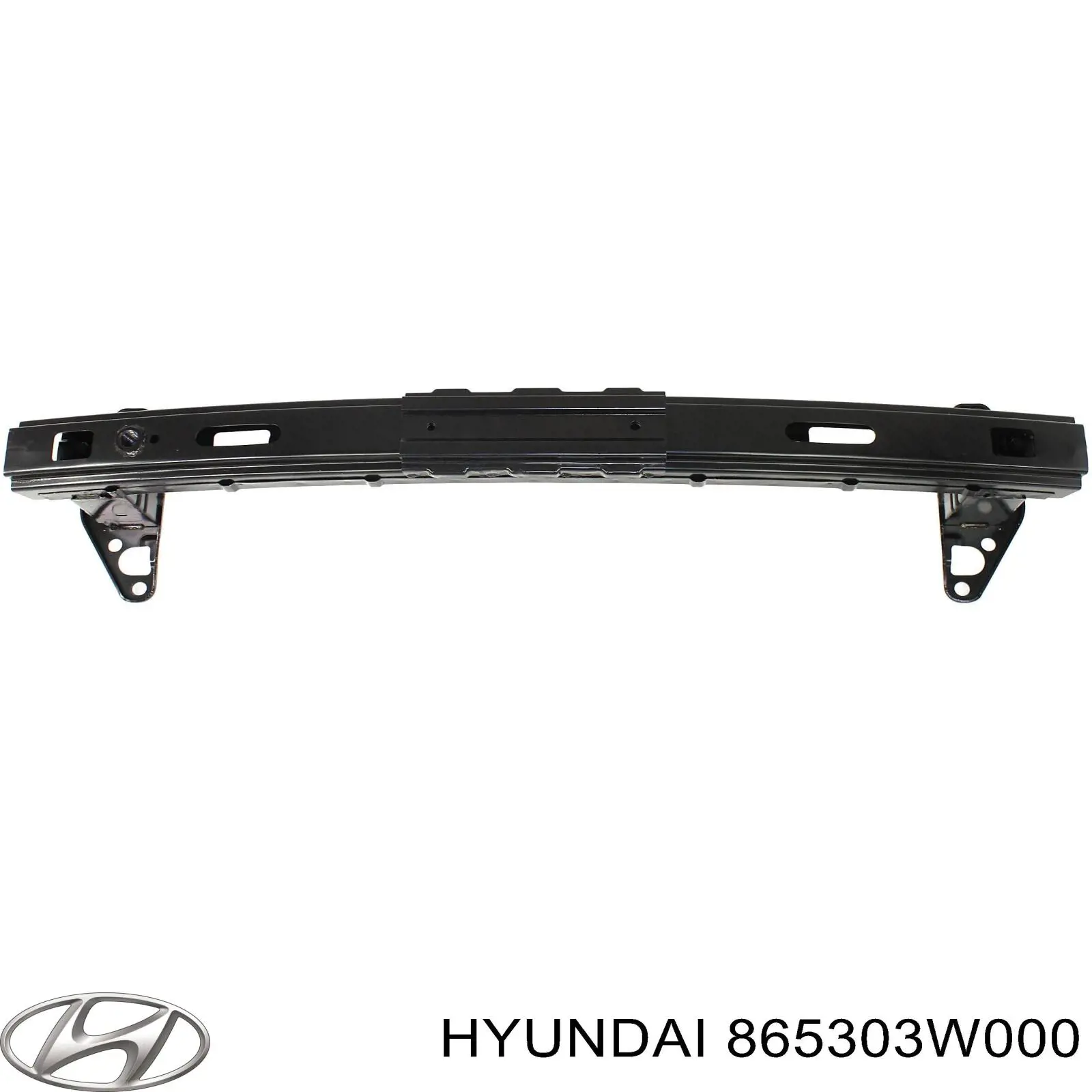 865303W000 Hyundai/Kia Reforçador do pára-choque dianteiro