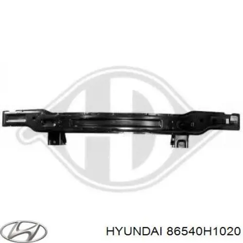 86540H1020 Hyundai/Kia Reforçador do pára-choque dianteiro