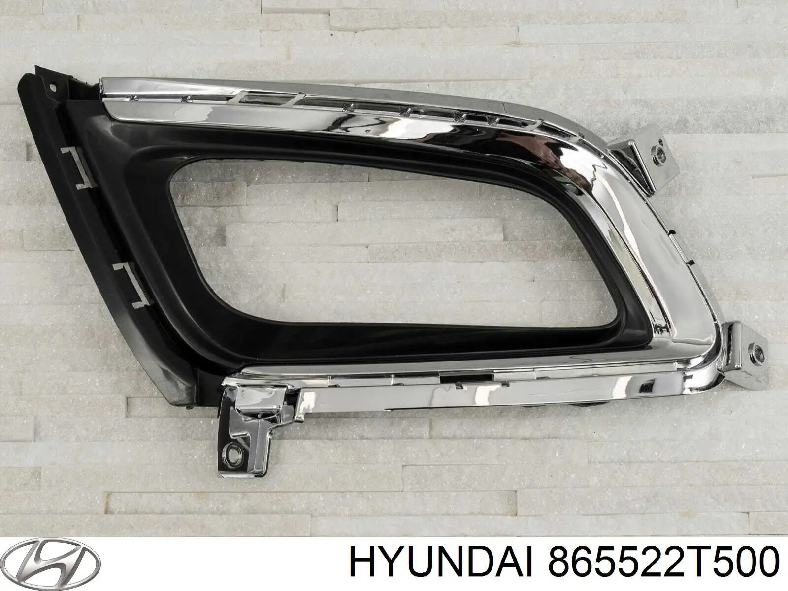 865522T500 Hyundai/Kia Tampão (grelha) das luzes de nevoeiro do pára-choque dianteiro direito