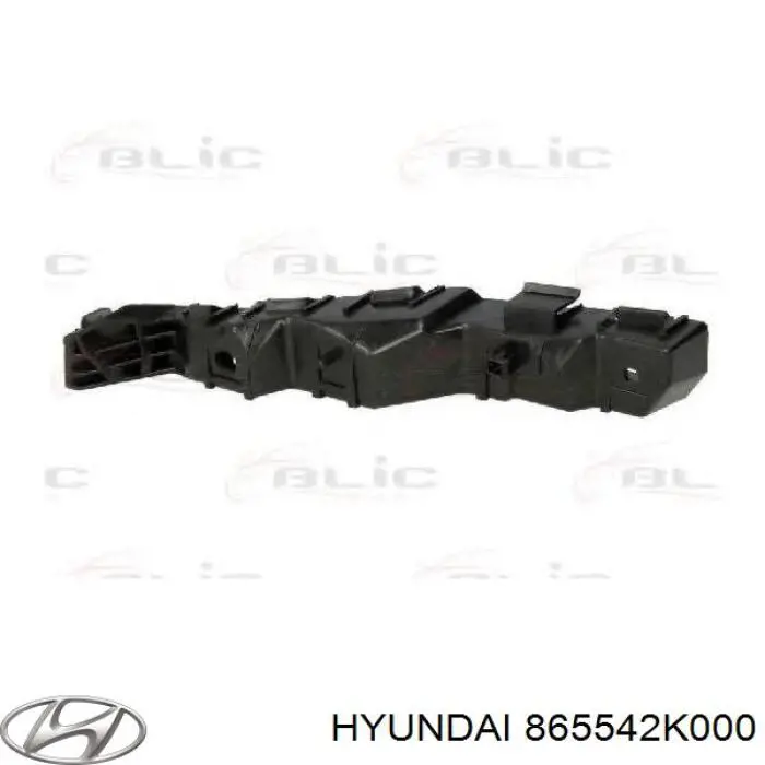 Consola externa direita do pára-choque dianteiro Hyundai/Kia 865542K000 preço, a partir de 12,45 USD