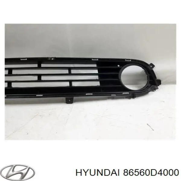86560D4000 Hyundai/Kia Grelha inferior do pára-choque dianteiro