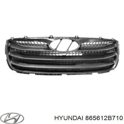 Grelha do radiador Hyundai/Kia 865612B710 preço, a partir de 55,39 USD