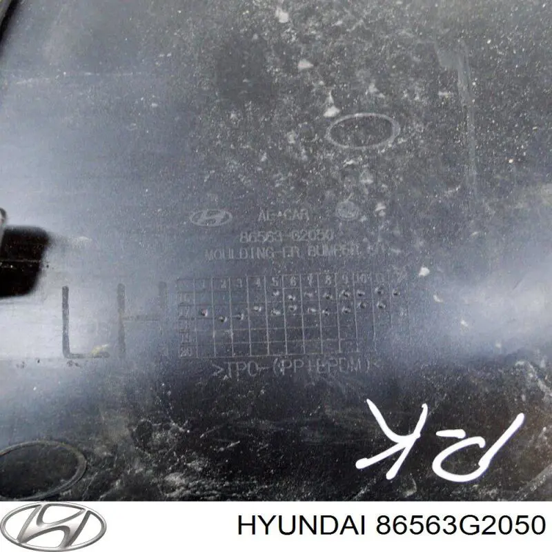 Borda (orla) das luzes de nevoeiro esquerda Hyundai/Kia 86563G2050 preço, a partir de 123,32 USD