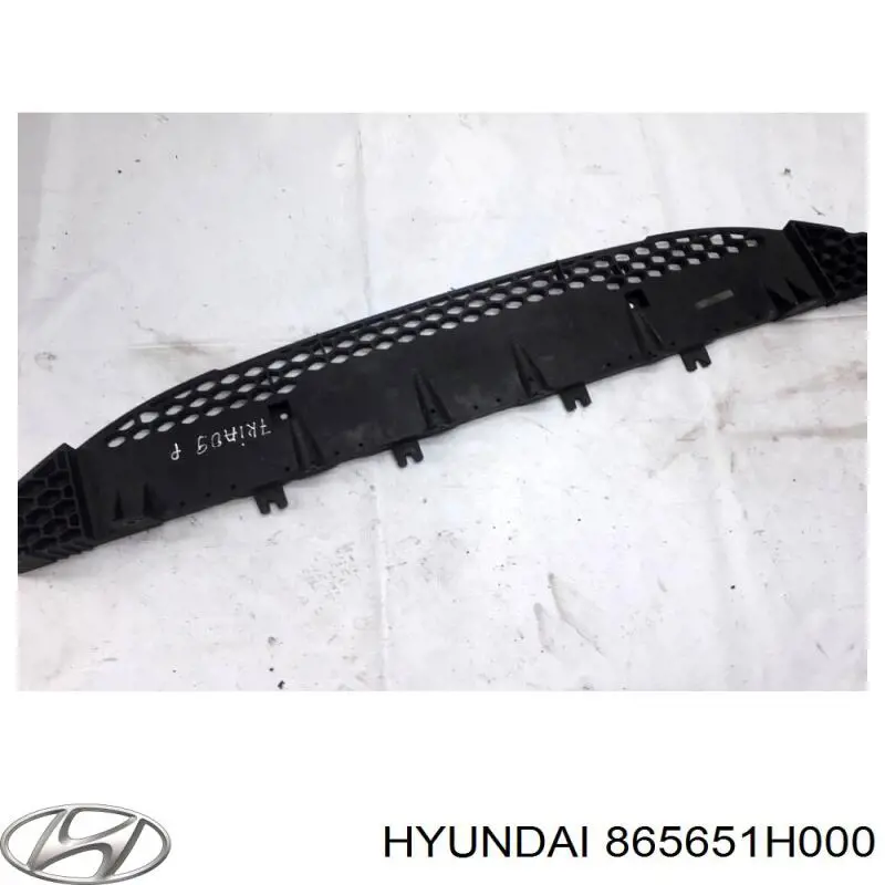 Compre 865651H000 Hyundai/Kia Tampão (grelha) das luzes de nevoeiro do pára-choque dianteiro esquerdo