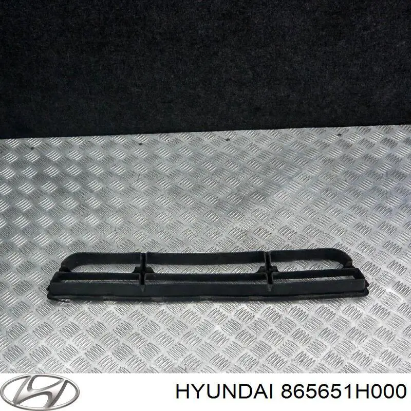 865651H000 Hyundai/Kia Tampão (grelha) das luzes de nevoeiro do pára-choque dianteiro esquerdo