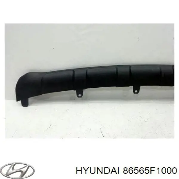 86565F1000 Hyundai/Kia Placa sobreposta do pára-choque dianteiro