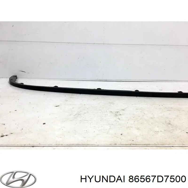 86567D7500 Hyundai/Kia Spoiler do pára-choque dianteiro