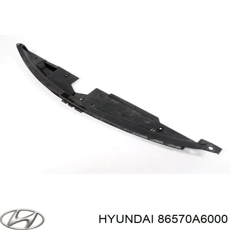 86570A6000 Hyundai/Kia Placa sobreposta superior do painel dianteiro (de suporte do radiador)